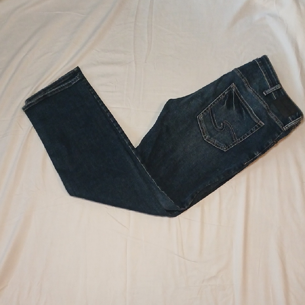 Brand New Wirhout Tags Silver Jeans Men's Straight Jeans - Dark Blue